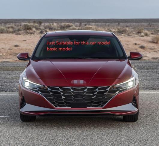 適用: ヒュンダイ/現代/HYUNDAI エラントラ 2020 2021 リア テール フォグライト ランプ シェード フレーム トリム フォグライト ベゼル カバー プロテクター カーボン・クロム AL-MM-3028 AL_7