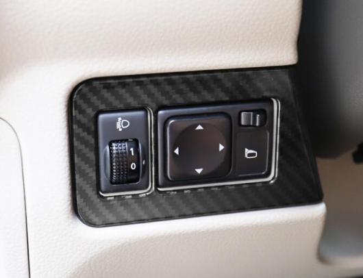 適用: 日産 NV200 エヴァリア 2013-2017 2018 フロント フォグランプ カバー トリム ヘッド ライト アジャスター スイッチ ボタン パネル カバー トリム ベゼル モールディング マットシルバー AL-MM-3139 AL_7