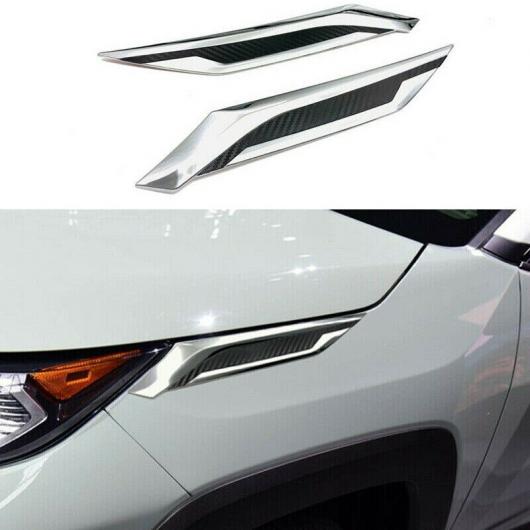 適用: トヨタ RAV4 RAV 4 2019 2020 ABS プラスチック エクステリア フロント ヘッド ライト ランプ ガーニッシュ トリム アクセサリー AL-MM-3145 AL