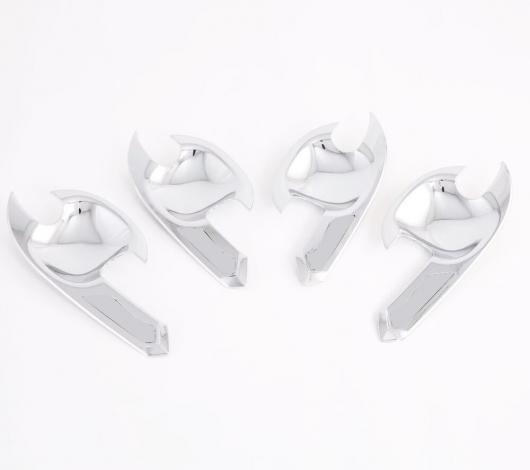 適用: トヨタ ラッシュ 2018 2019 2020 カーボンファイバー ドア ハンドル ボウル カバー モールディング トリム 装飾 ステッカー アクセサリー カーボン・クロム AL-MM-3230 AL_2