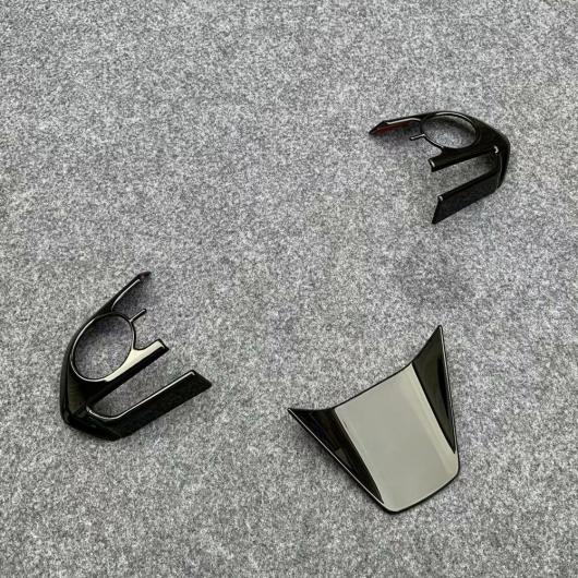 適用: トヨタ ハリアー ヴェンザ 2020 2021 ABS クローム ステアリング ホイール パネル カバー ベゼル トリム バッジ モールディング ガーニッシュ AL-MM-3324 AL_2