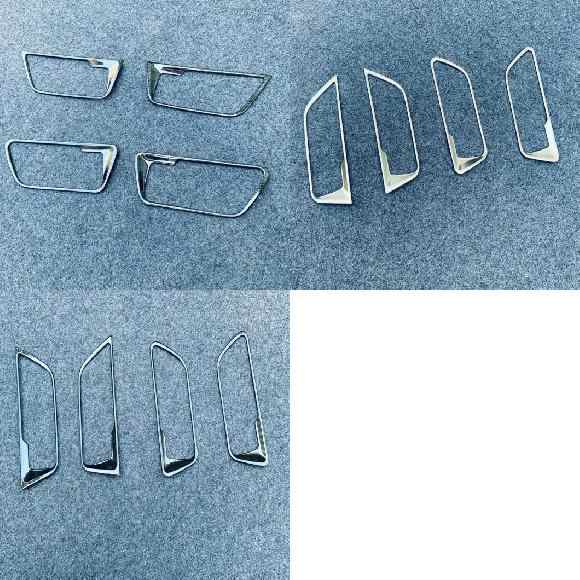 適用: トヨタ ハリアー ヴェンザ 2020 2021 ABS インナー ドア ハンドル カバー キャッチ ボウル トリム ベゼル フレーム ガーニッシュ ブラック〜カーボン調 AL-MM-3325 ALの通販は