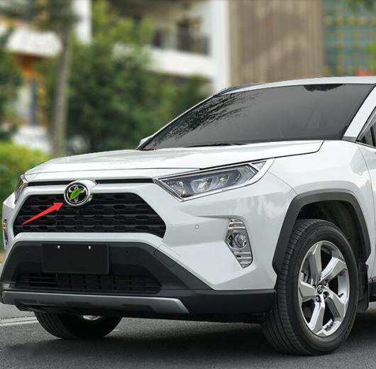 適用: トヨタ RAV4 RAV 4 2019 2020 フロント フレーム マーク グリル カバー トリム グリル エンブレム バッジ ロゴ カバー ステッカー スタイリング AL-MM-3378 ALの通販は
