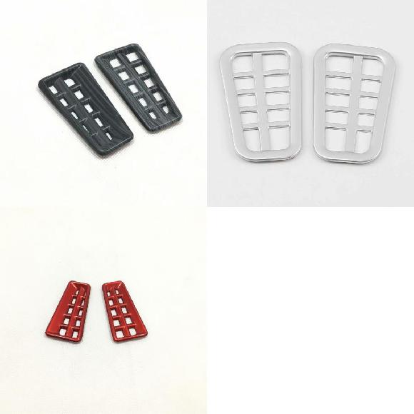 AL 適用: トヨタ RAV4 RAV 4 2016 2017 2018 ABS フロント ダッシュボード 通気口 カバー トリム アクセサリー ステッカー モールディング ABS ストーン グレー〜ABS レッド AL-MM-3456