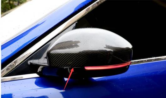 適用: ジャガー/JAGUAR F-ペース 2016 2017 2018 ABS クロームメッキ サイド ドア バックミラー ミラー カバー トリム エクステリア アクセサリー ステッカー カーボン・クロム AL-MM-3590 AL_6
