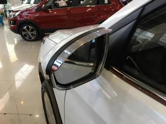 適用: ヒュンダイ/現代/HYUNDAI ツーソン 2015 2016 2017 2018 2019 2020 ABS カーボン バックミラー ミラー アイブロー シールド カバー トリム ステッカー アクセサリー カーボン・クロム AL-MM-3605 AL_5
