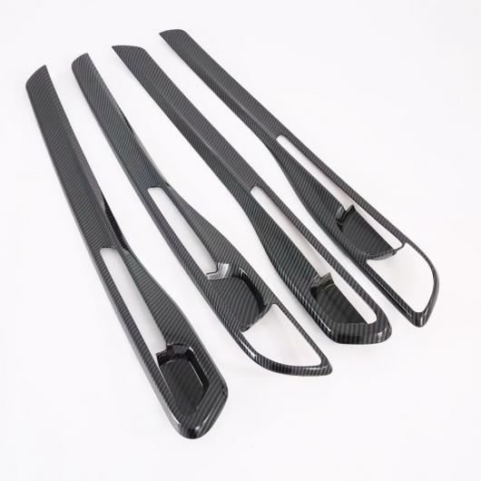 適用: 起亜 セルトス 2019 2020 カーボンファイバー ドア インナー ハンドル ボウル フレーム モールディング ストリップ 装飾 トリム スタイリング 左ハンドル用 AL-MM-3634 ALの通販は