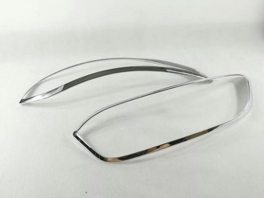適用: ルノー/RENAULT カジャー 2016 2017 2018 2019 ABS クローム フロント ランプ シェード カバー ヘッドライト カバー トリム ステッカー AL-MM-3743 AL_5