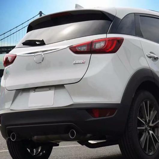 適用: マツダ CX-3 CX3 2017 2018 2019 2020 クローム リア トランク メンバー カバー トリム テールゲート ストリップ バック ドア ブーツ ガーニッシュ アクセサリー AL-MM-3745 AL