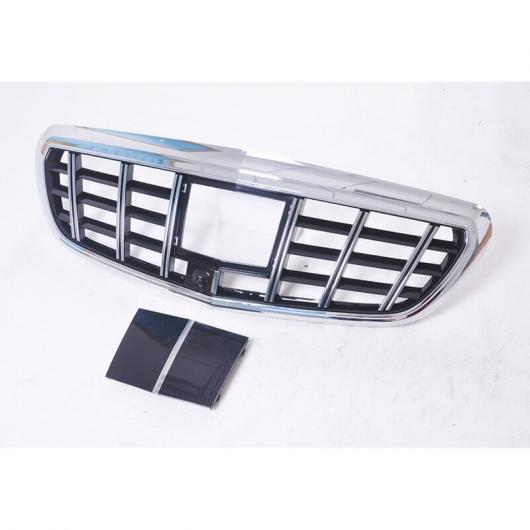 適用: メルセデス・ベンツ Eクラス W213 2016-2020 マイバッハ/MAYBACH ミドル グリル フロント バンパー グリル オート センター バーチカル バー グリル セット 1・セット 2 AL-MM-3948 AL_4