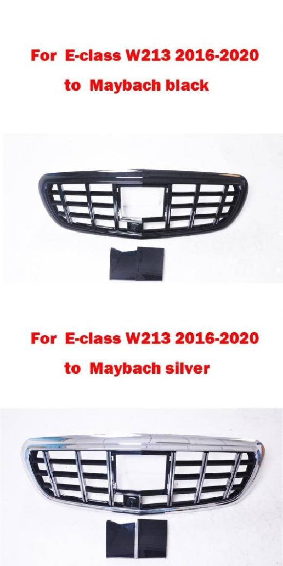 適用: メルセデス・ベンツ Eクラス W213 2016-2020 マイバッハ/MAYBACH ミドル グリル フロント バンパー グリル オート センター バーチカル バー グリル セット 1・セット 2 AL-MM-3948 AL 101,143円