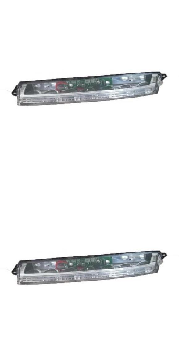 適用: X164 GL350 GL450 LED デイタイムランニングライト フォグ ライト メッキ フレーム フォグ ライト フレーム 1648847122 1649060351 フォグライト 左・フォグライト 右 AL-MM-4173 AL