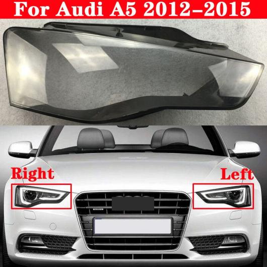 適用: アウディ/AUDI A5 2012-2015 フロント ヘッドライト カバー オート ヘッドランプ ランプシェード ランプカバー ヘッド ランプ ライト カバー ガラス レンズ シェル キャップ 左・右 AL-MM-4362 AL