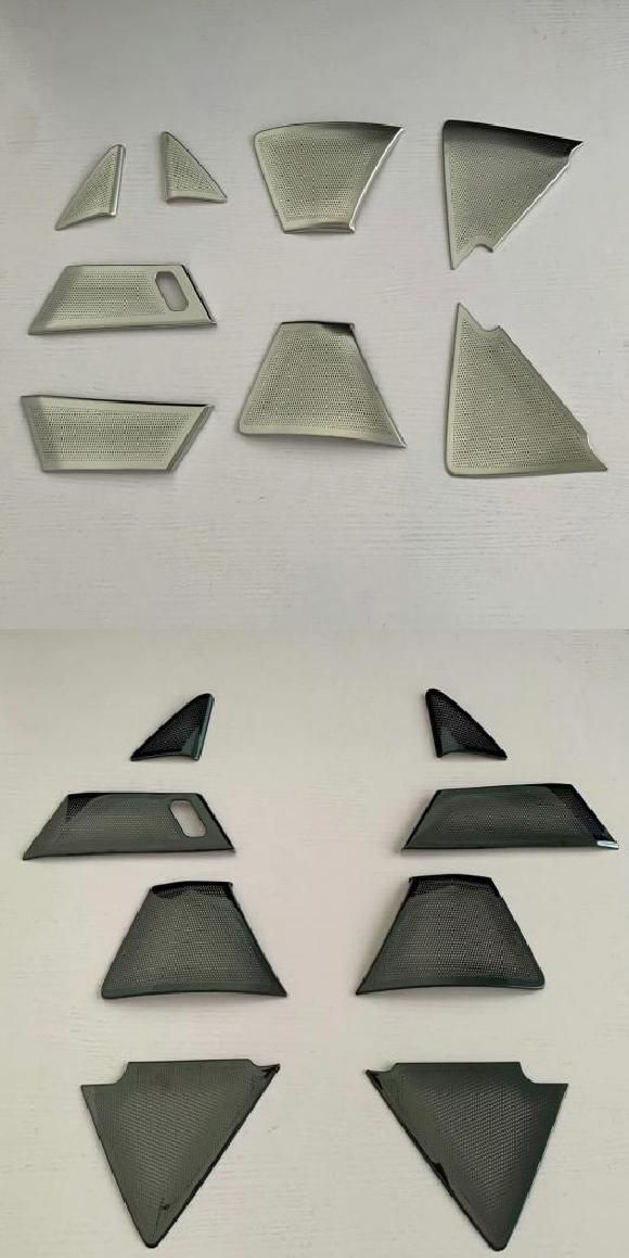 適用: マツダ CX-30 CX30 2020 2021 ステンレス スチール オーディオ スピーカー カバー トリム ドア ラウドスピーカー カバー 右 ハンド ドライバ 1・右 ハンド ドライバ 2 AL-MM-4426 AL