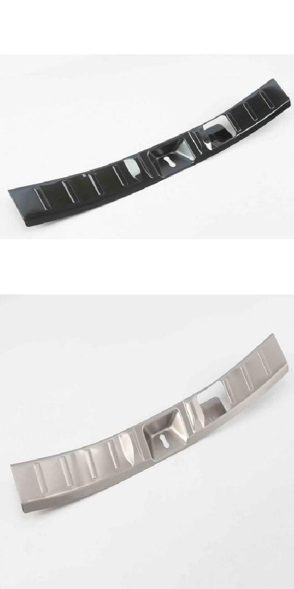 適用: 三菱 アウトランダー 2016 2017 2018 2019 ステンレス スチール インナー リア バンパー プロテクター シル トランク カバー トリム ブラック・シルバー AL-MM-4444 AL 23,679円