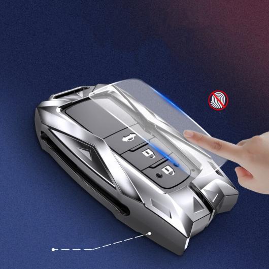 キー シェル 適用: トヨタ カムリ XV70 2018 2019 2020 スマート リモート キーケース カバー タイプ1 シルバー・タイプ1 ブラック AL-MM-4541 AL_6