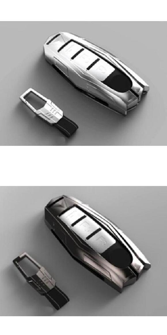 キー キーチェーン 適用: 日産 キャシュカイ J11 J10 X-トレイル キックス ティーダ ノート ジューク セントラ スマート リモート タイプ1 シルバー・タイプ1 ブラック AL-MM-4548 AL