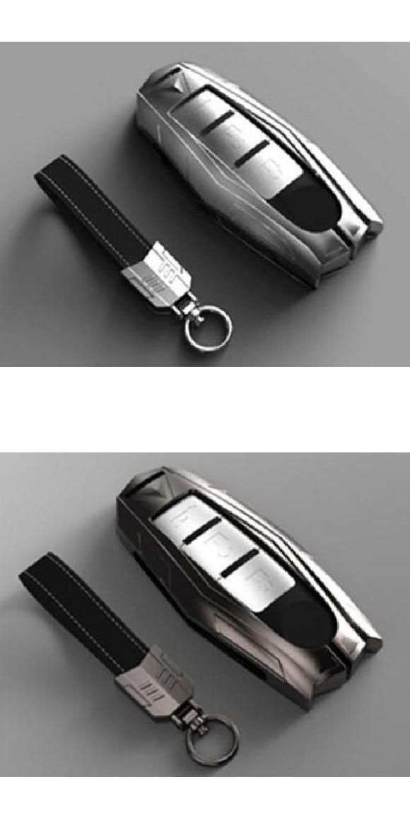 キー キーチェーン 適用: 日産 X-トレイル ルージュ T31 T32 ムラーノ ティーダ パスファインダー ノート ジューク スマート リモート タイプ2 シルバー・タイプ2 ブラック AL-MM-4549 AL