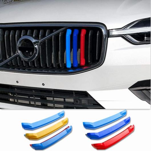 グリル カバー トリム 適用: ボルボ/VOLVO XC60 2018 2019 2020 グリル ステッカー 装飾 グリル トリム ストリップ スポーツスタイル・スウェーデンスタイル AL-MM-4559 AL