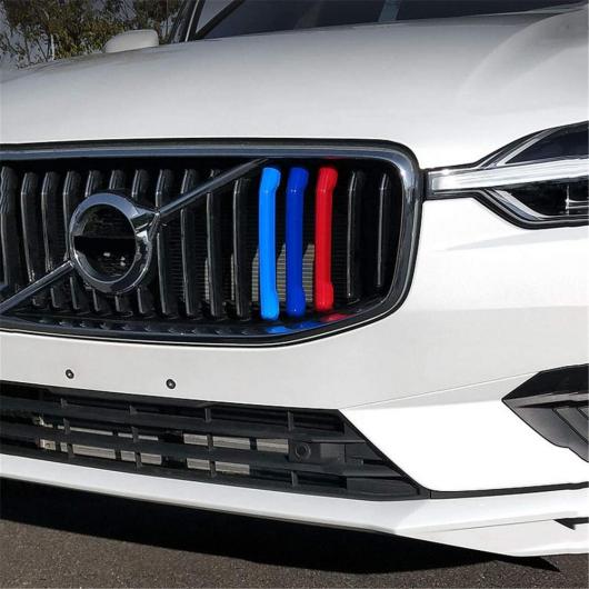 グリル カバー トリム 適用: ボルボ/VOLVO XC60 2018 2019 2020 グリル ステッカー 装飾 グリル トリム ストリップ スポーツスタイル・スウェーデンスタイル AL-MM-4559 AL