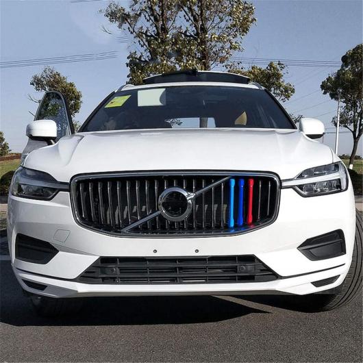 グリル カバー トリム 適用: ボルボ/VOLVO XC60 2018 2019 2020 グリル ステッカー 装飾 グリル トリム ストリップ スポーツスタイル・スウェーデンスタイル AL-MM-4559 AL