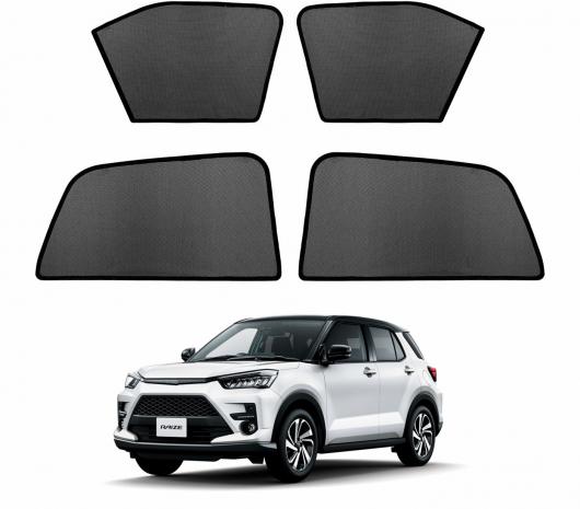 ウインドウ シェード 適用: トヨタ ライズ 2019 2020 2021 メッシュ UV 保護 ウインドウ サンシェード アクセサリー 4ピース AL-MM-4603 AL_5