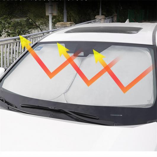 適用: トヨタ ライズ 2019 2020 サン バイザー シールド サンシェード オート フロント ウインドウ UV 紫外線 プロテクター インテリア アクセサリー シルバー AL-MM-4611 AL_3