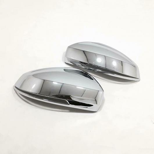リア ビュー バックミラー サイド ミラー カバー 装飾 トリム フレーム 適用: フォルクスワーゲン/VOLKSWAGEN ティグアン L 17-18 カーボンファイバー・17-18 シルバー AL-MM-4800 AL_7