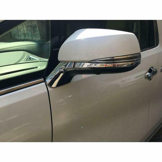 4ピース クローム リア サイド ビュー バックミラー ミラー トリム カバー 適用: トヨタ RAV4 RAV 4 2019 2020 アクセサリー AL-MM-4831 AL_2