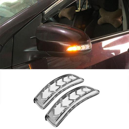 2ピース ミラー LED バックミラー ミラー ターンシグナルライト ランプ 適用: トヨタ カムリ カローラ IM E170 IM アルティス ヴェンザ オーリス ヴィオス ヤリス 2 ファンクション AL-MM-4832 AL_5