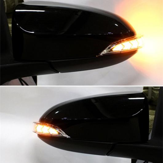 2ピース ミラー LED バックミラー ミラー ターンシグナルライト ランプ 適用: トヨタ カムリ カローラ IM E170 IM アルティス ヴェンザ オーリス ヴィオス ヤリス 2 ファンクション AL-MM-4832 AL_3