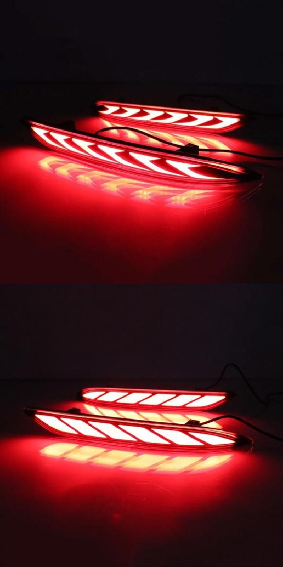 LED 反射 リア バンパー リフレクター ライト ランプ ブレーキ ストップ ライト 適用: ホンダ クライダー 2018 2019 タイプ A・タイプ B AL-MM-4857 AL