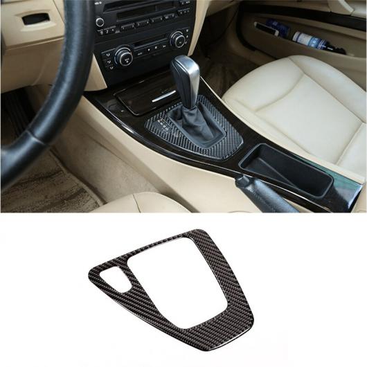 ABS カーボンファイバー ギア シフト ボックス パネル カバー トリム シフト レバー ステッカー 装飾 適用: BMW E92 E93 CB E90 AL-MM-4944 ALの通販は