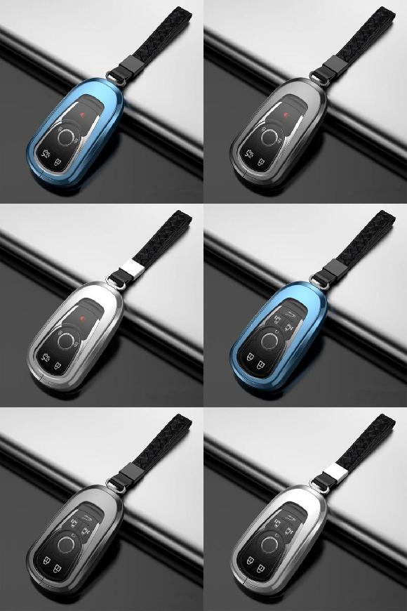 TPU キー カバー ケース シェル バッグ 保護 キー リング キー シェル ケース プロテクター カバー 適用: ビュイック/BUICK レザー A-ブルー〜レザー B-シルバー AL-MM-4979 ALの通販は 9,806円