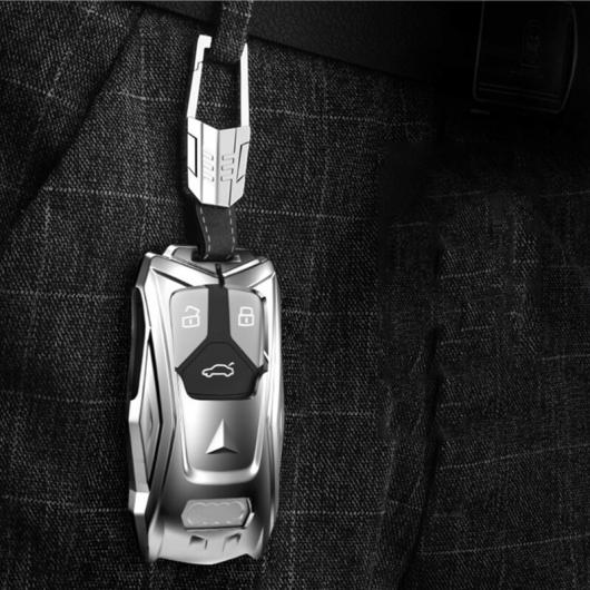 適用: アウディ/AUDI A1 A3 A4 A5 A6 A7 A8 B9 クアトロ Q3 Q5 Q7 TTS 8S オールロード 4M アクセサリー 亜鉛 合金 キーケース タイプ001・タイプ002 AL-MM-4987 AL_4