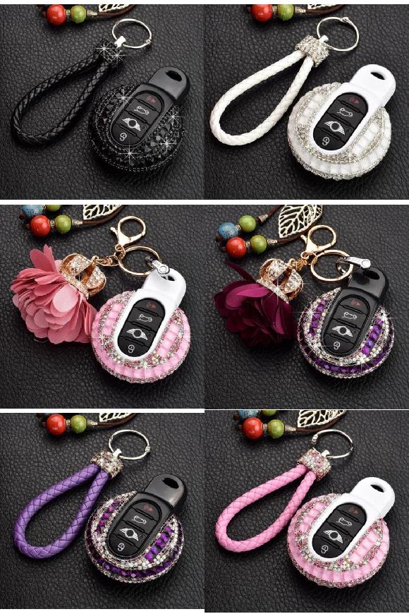キー カバー シェル 適用: BMW ミニ クーパー F56 F55 F54 F60 R55 R56 R59 R60 R61 1 S クラブマン キーケース ブラック〜ピンク AL-MM-5079 AL 11,943円