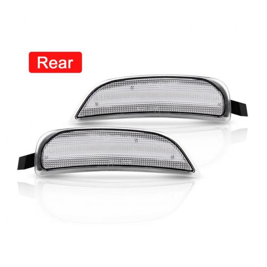 2ピース レッド リア LED サイド バンパー リフレクター サイドマーカー ライト 適用: マツダ ミアータ MX-5 2016-アップ フィアット/FIAT クリア コネクタ・スモーク コネクタ AL-MM-5484 AL_2