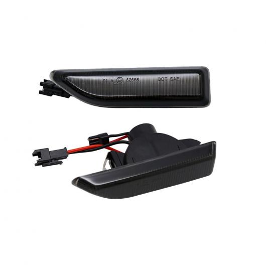 2ピース エラー スモーク レンズ LED サイドマーカー ライト アンバー ターンシグナルランプ 適用: ミニ クーパー カントリーマン F60 2017 2018 2019 2020 スモーク AL-MM-5549 ALの通販は