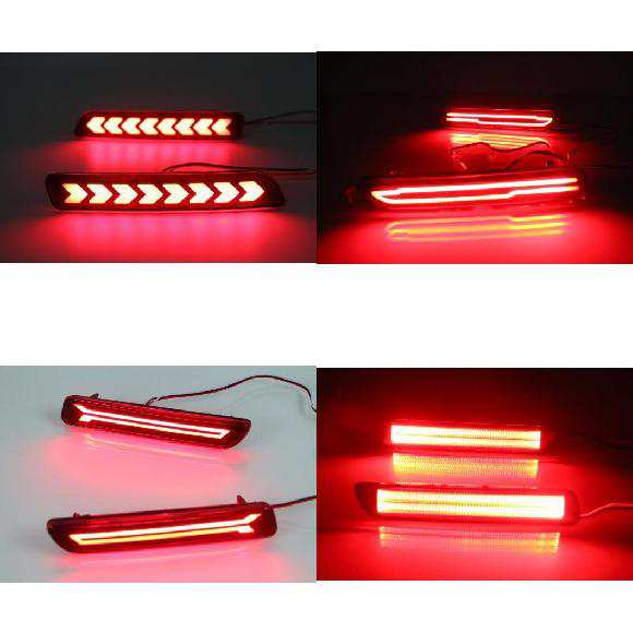 2ピース ライト 適用: スズキ エルティガ シアズ ビターラ S-クロス SX4 スプラッシュ LED ブレーキ ライト リア バンパー ランプ リフレクター テール モデル A〜モデル D AL-MM-5552 ALの通販は
