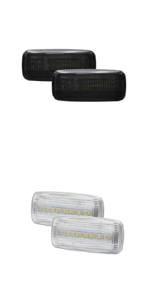 LED サイドマーカー ランプ アンバー ターンシグナルライト 適用: ジープ/JEEP コマンダー パトリオット コンパス グランド チェロキー/CHEROKEE クライスラー/CHRYSLER 300C スモーク・クリア AL-MM-5594 ALの通販は