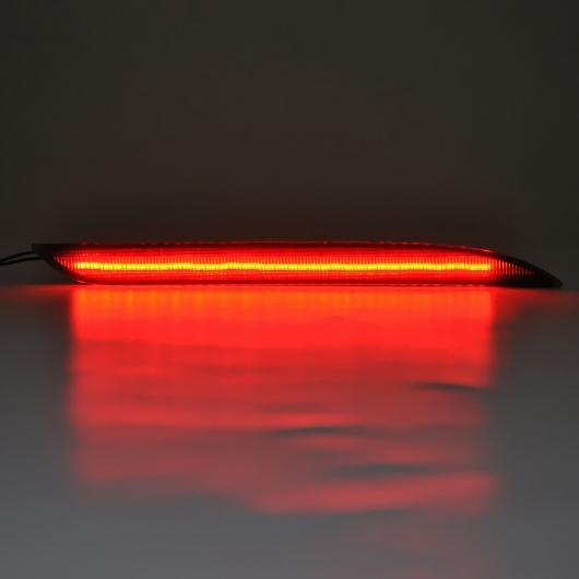 2ピース エラー スモーク/レッド レンズ LED リア バンパー リフレクター ライト レッド ブレーキ ストップ ライト テール ランプ 適用: フォード/FORD マスタング 2015 2016 2017 レッド・スモーク AL-MM-5667 AL_7