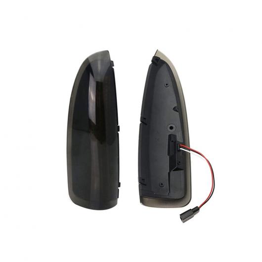 2ピース LED サイド バックミラー ミラー ライト 2in1 アンバー ターンシグナルランプ ホワイト ポジション ライト 1 ペア 適用: フォード/FORD F250 F350 F450 F550 F650 AL-MM-5668 AL_1