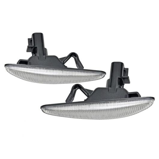 ダイナミック アンバー LED フロント サイドマーカー ライト 適用: マツダ MX-5 MX-6 16-アップ RX8 09-12 日産 ラフェスタ ハイウェイ スター クリアレンズ・スモークレンズ AL-MM-5714 AL_3