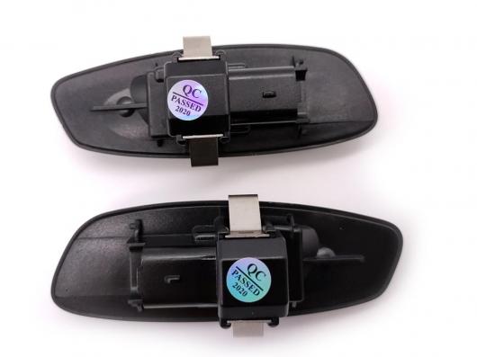 2ピース ダイナミック アンバー LED フロント サイドマーカー ライト 適用: プジョー/PEUGEOT 207 308 3008 5008 RCZ 2006-2015 スモーク・クリア AL-MM-5827 AL_7