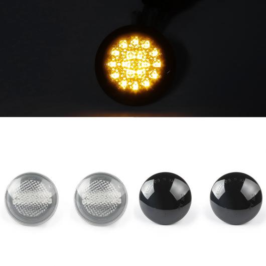適用: ランド ローバー/ROVER レンジ ローバー/ROVER L322 2002-2012 ダイナミック アンバー LED ウインカー サイドマーカー ライト クリアレンズ・スモークレンズ AL-MM-5865 AL_3