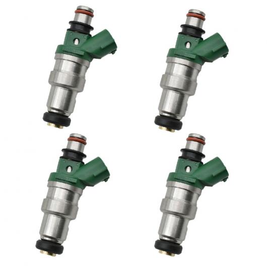 4ピース フューエル インジェクション 23209-11110 23250-11110 2320911110 2325011110 適用: トヨタ ターセル 1.5 パセオ 1995-1999 AL-MM-6008 AL