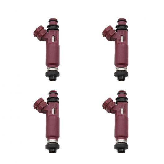 4ピース フューエル インジェクター ノズル 195500-3310 1955003310 195500 3310 適用: マツダ ミアータ 1.8L L4 1999-2001 BP4W-13-250 BP4W 13 250 AL-MM-6035 AL
