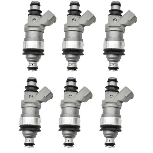 6ピース フューエル インジェクター ノズル 適用: トヨタ カムリ レクサス ES300 3.0L フォーランナー タコマ 3.4L 23250-62030 2325062030 23209-62030 2320962030 AL-MM-6316 AL