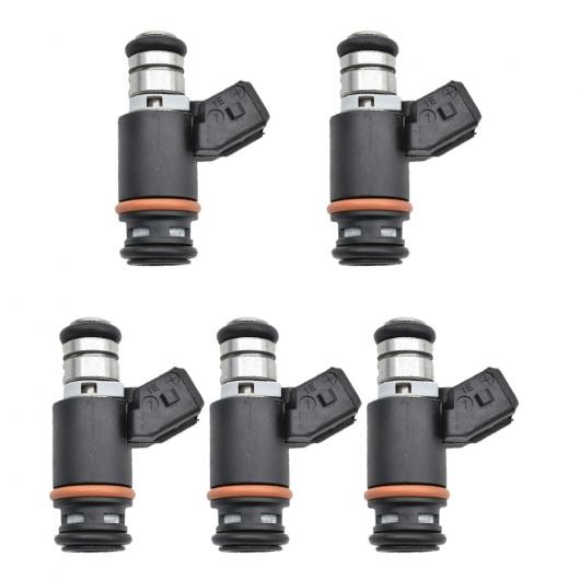 5ピース フューエル インジェクター ノズル 適用: フォルクスワーゲン/VOLKSWAGEN VW ボーラ パサート 805000348303 021906031B IWP076 AL-MM-6559 AL