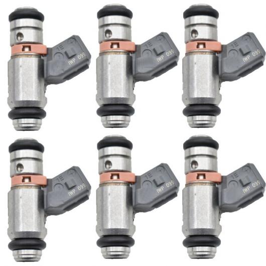 6ピース ガソリン フューエル ノズル インジェクター IWP099 0280158168 適用: ルノー/RENAULT クリオ カングー トゥインゴ 12.I 16V AL-MM-6587 ALの通販は